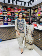Shivani- Crepe Farshi Salwaar Suit
