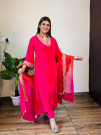 Diksha- Crepe A-line Suit