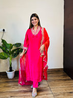 Diksha- Crepe A-line Suit