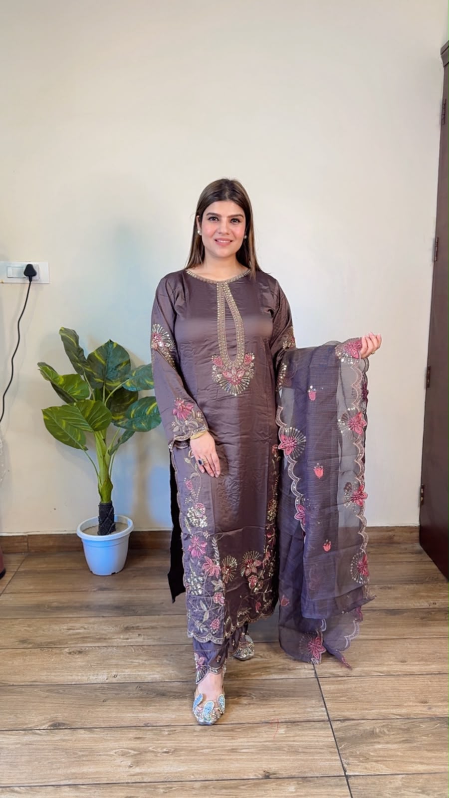 Manya- Silk Pakistani Suit