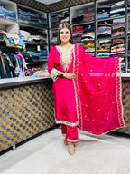 Sukhi- Crepe handwork 3pc suit