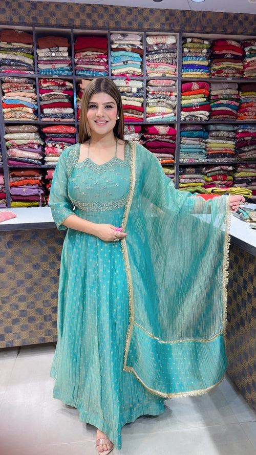 Jannah- Salsa handwork Anarkali suit