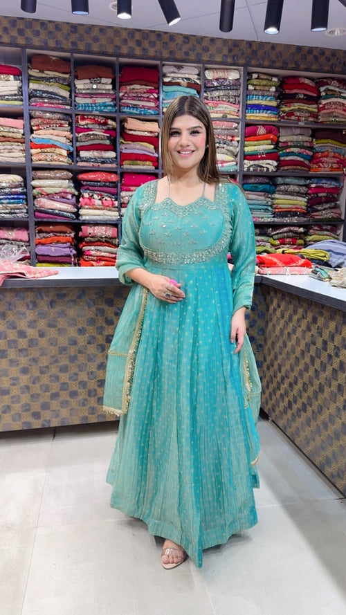 Jannah- Salsa handwork Anarkali suit