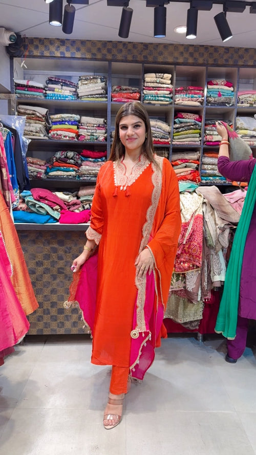 Rishi- Crepe A line suit
