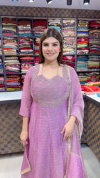 Anika- Salsa Handwork Anarkali