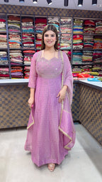 Anika- Salsa Handwork Anarkali