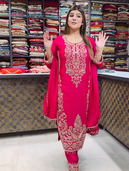 Sidra- Chinon Handwork Suit