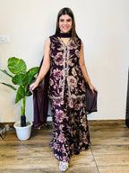 Sakeena- Chinon Sharara Suit