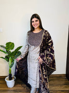 Asma- Cotrize velvet suit
