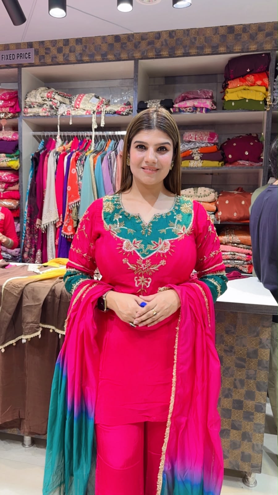 Shivi- crepe handwork suit