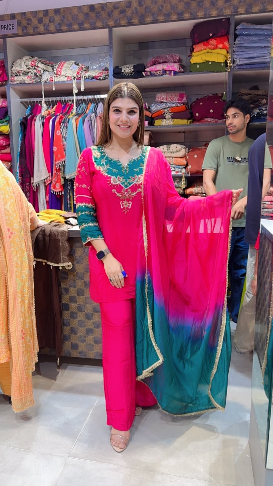 Shivi- crepe handwork suit