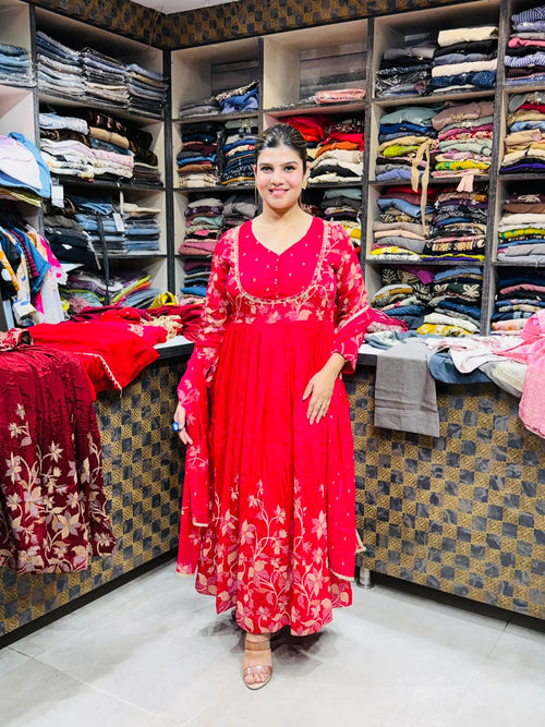 Jouri- Beautiful Chinon Anarkali