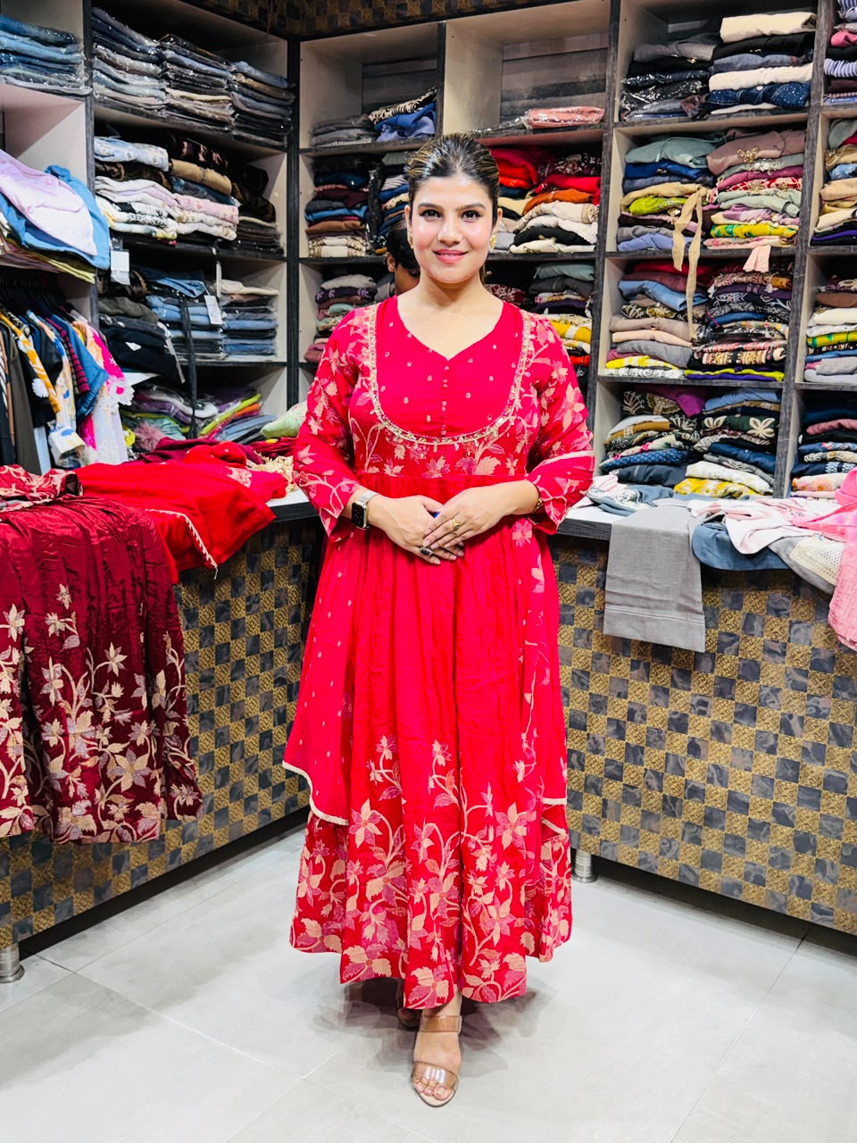 Jouri- Beautiful Chinon Anarkali