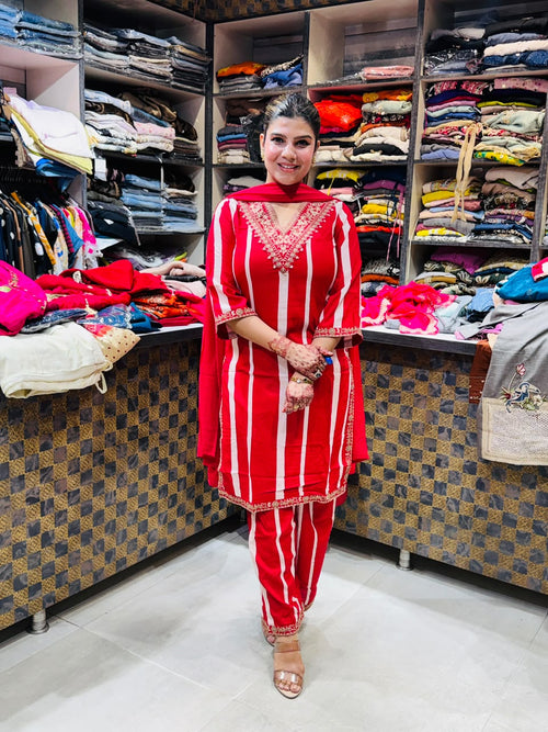 Almas- German Cotton 3pc Suit