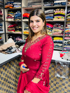 Avni- Chinon Mirrorwork Sharara Suit