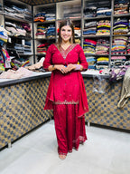 Avni- Chinon Mirrorwork Sharara Suit