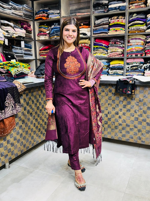Emira- Cotrize Embroidery Suit