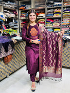 Emira- Cotrize Embroidery Suit