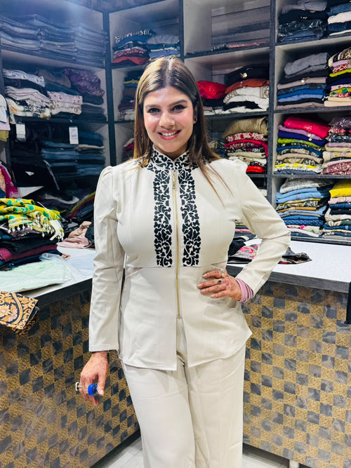 Maheen- Imported warm stretchable coordset