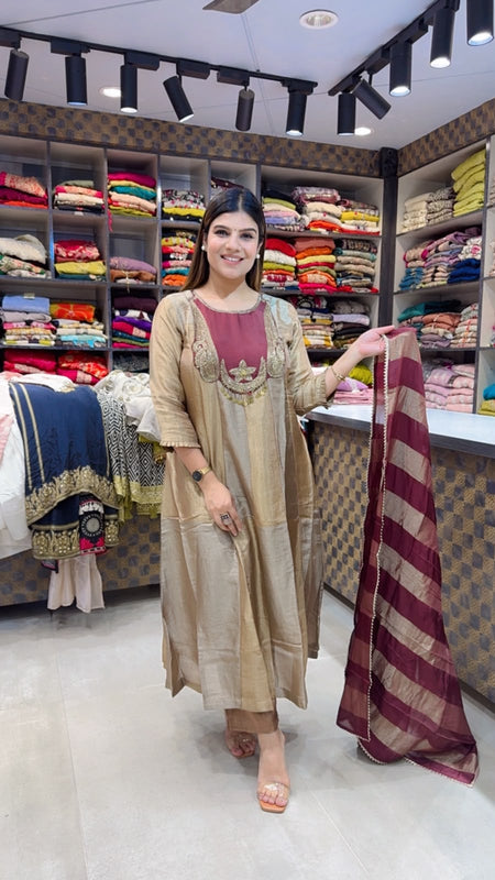 Silk Anarkali Suit