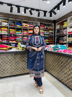 Georgette Straight Suit