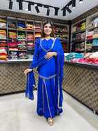 Kashmiri- Chinon Suit