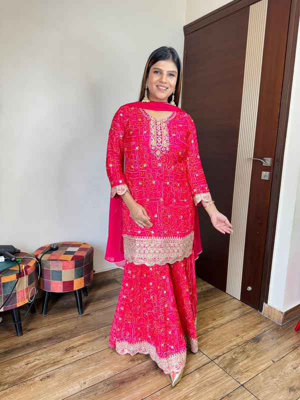 Nadiya- Georgette Sharara Suit
