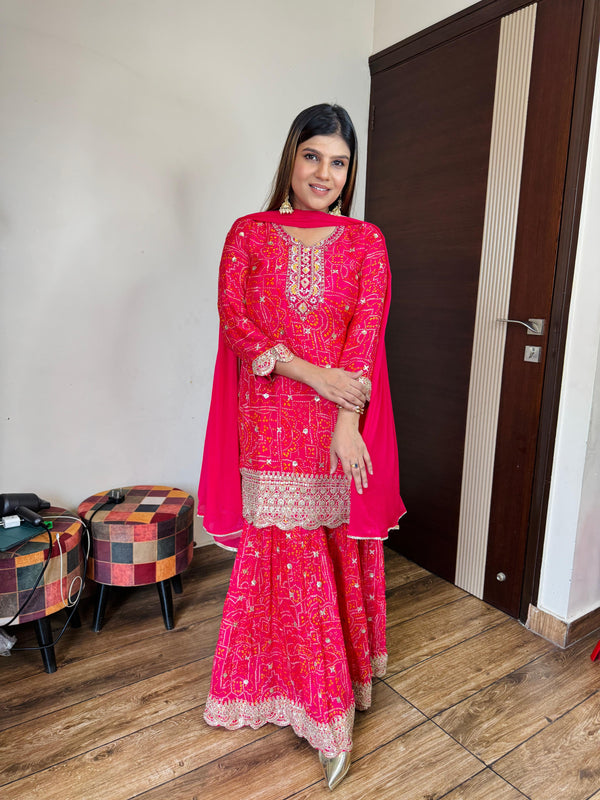 Nadiya- Georgette Sharara Suit