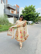 Tanya- Shimmer Silk Anarkali Suit