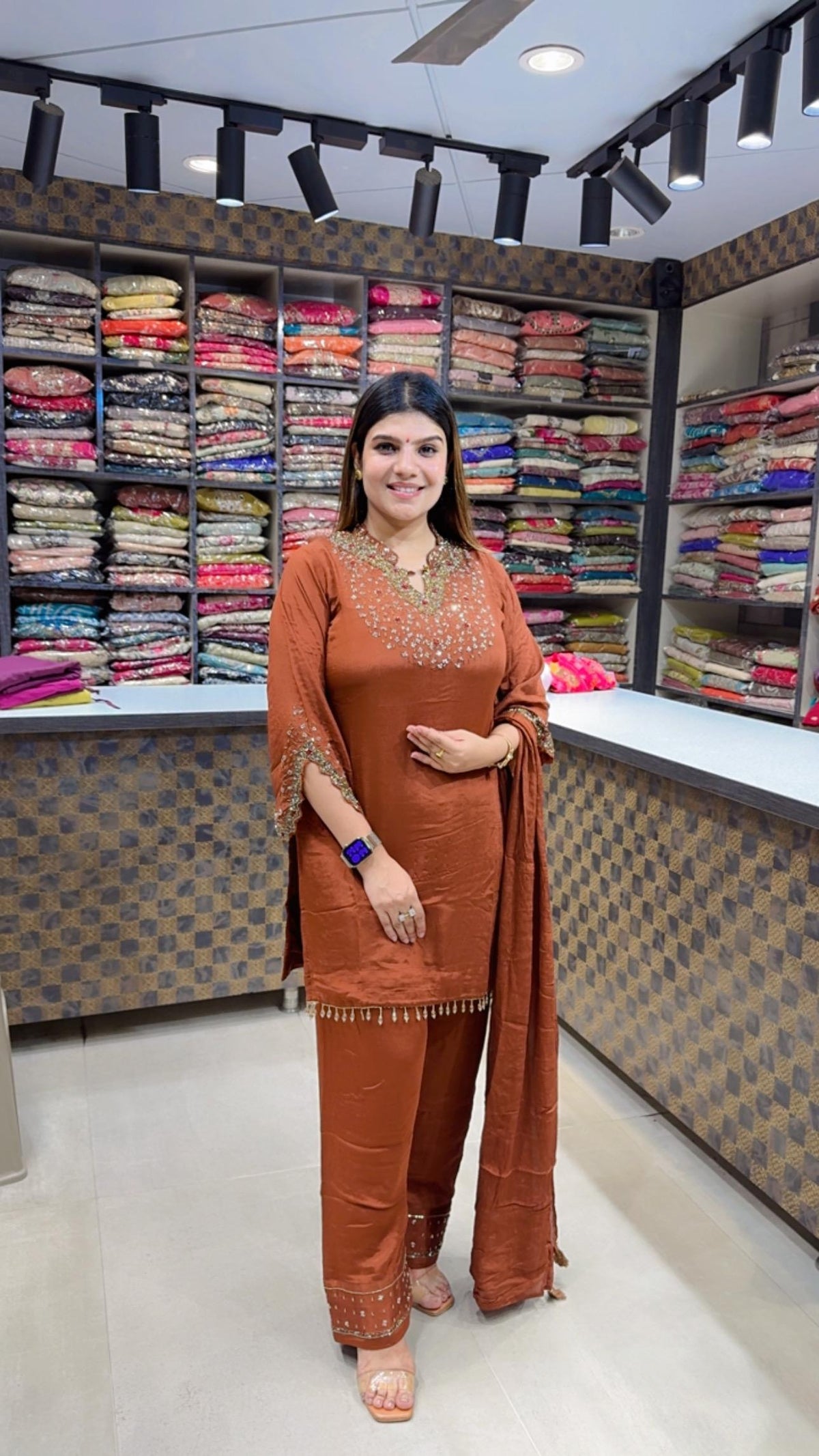 Diya- Chinon Handwork Suit