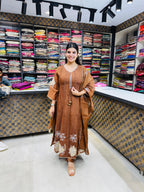 Fatima- Cotton Anarkali Suit