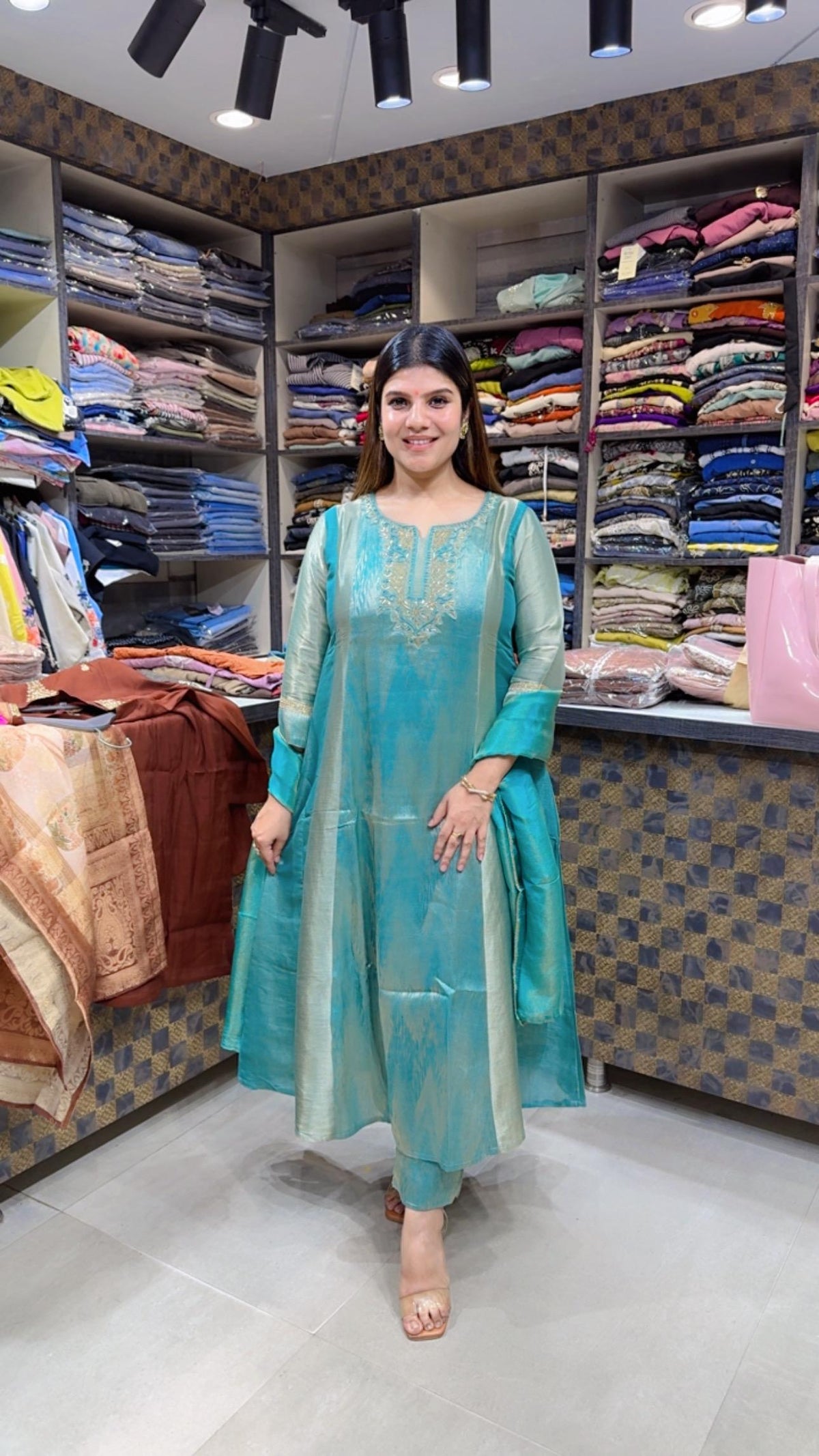 Amal- Giraffe Anarkali 3pc