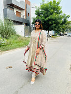 Shabnam- Silk Anarkali Suit