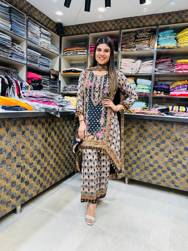 3pc suit with dupatta