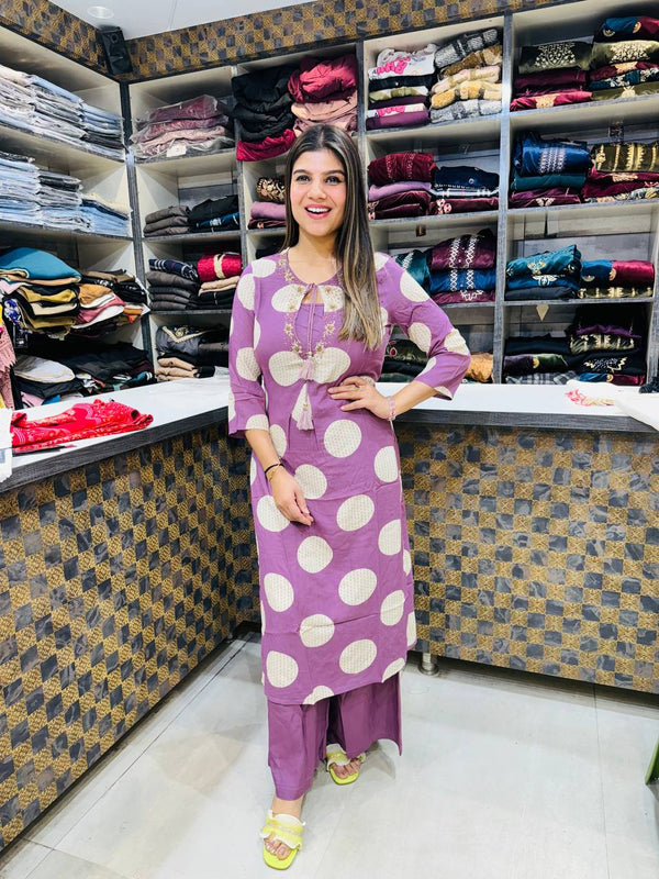 Elegant Cotton Inner Kurta Set 💖