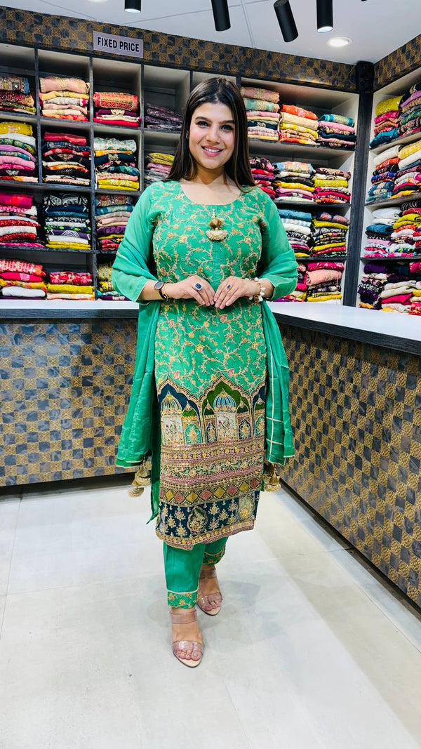 Royal Silk Wedding Suit 👑