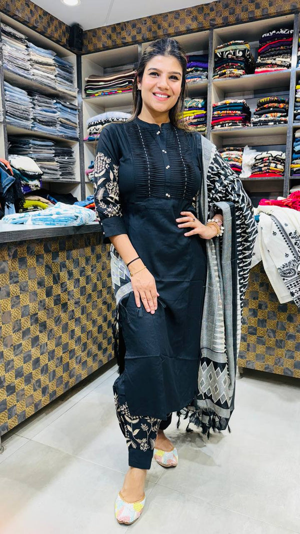 Embroidered Grace – Afghani Cotton Set