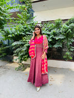 Reena- Chinon Anarkali Suit