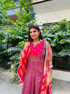 Reena- Chinon Anarkali Suit