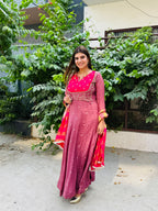 Reena- Chinon Anarkali Suit